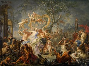 A misrule allegóriája, 1720-61. alkotó: Johann Georg Platzer