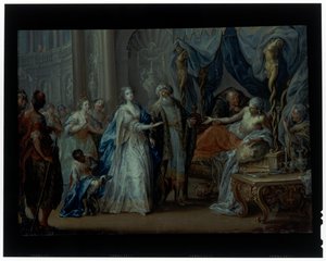 Antiochus and Stratonike alkotó: Johann Georg Platzer