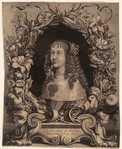Erdmuthe Sophia, Brandenburg-Bayreuth őrgrófja portréja alkotó: Johann Georg Waldreich