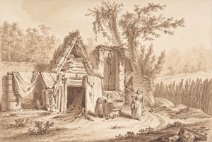 Mosók egy kunyhó előtt, 1769.