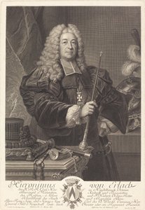 Erlachi János alkotó: Johann Georg Wille after Carlo Francesco Rusca, Cavalier