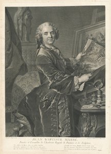 Jean Baptiste mise alkotó: Johann Georg Wille after Louis Tocqué