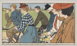 Poszter a „Gamers Bicycles” című filmhez, 1912 körül (litho)