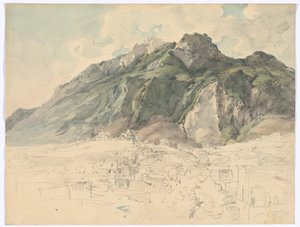 Monte Epomeo Ischia szigetén alkotó: Johann Georg von Dillis