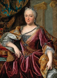 Maria Amália osztrák portréja 1701-1756, Szent-római császárné.