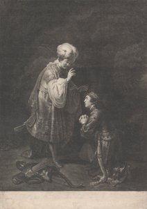 Absolon engedelmessége atyjának, Dávid királynak