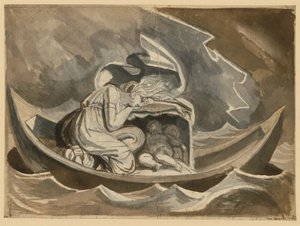 Danae a csónakban a kis Perseusszal alkotó: Johann Heinrich Füssli