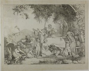 Ámor aukciója alkotó: Johann Heinrich Ramberg