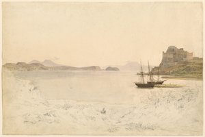 A Pozzuoli-öböl alkotó: Johann Heinrich Schilbach