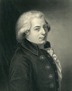 Wolfgang Amadeus Mozart (1756-91) osztrák zeneszerző portréja, Lazarus Gottlieb Sichling (1812-63) metszete