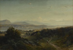 Tájkép, Hyde Park, New York, 1859 alkotó: Johann Herman Carmiencke