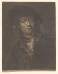 Rembrandt van Rijn portréja alkotó: Johann Jacob Haid (possibly)