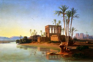 Philae, 1860 körül (olaj, vászon)