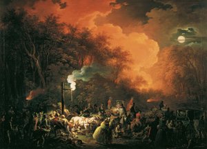 Stuwer tűzijátékának vége 1833. május 7-én