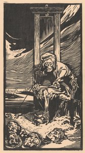 A guillotine halála (nyomtatott) alkotó: Johann Joseph Aarts