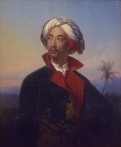 Raden Saleh Syarif Bustaman herceg portréja (1811-1880) alkotó: Johann Karl Bähr