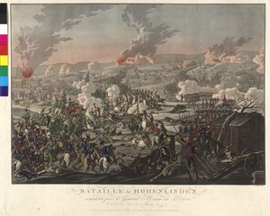 Hohenlindeni (Linden) csata 1800. december 3-án (metszet és aquatinta)