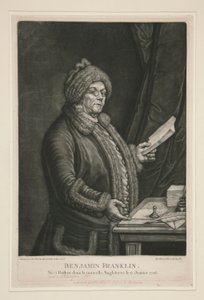 Benjamin Franklin alkotó: Johann Martin Will