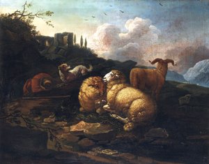 Johann Melchior Roos Juh és pásztor alkotó: Johann Melchior Roos