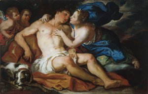 Diana és Endymion, 1690-95 körül (olaj, vászon)