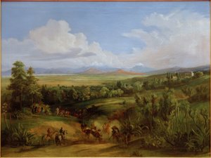 Galapa, Pico de Orizaba és Cofre de Perote alkotó: Johann Moritz Rugendas