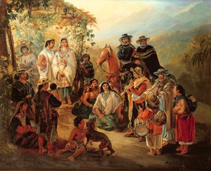 Tájviseletek, 1850 alkotó: Johann Moritz Rugendas