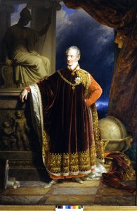 Clemens (Clement) Wenzel Lothar von Metternich herceg (1773-1859), osztrák államférfi és diplomata portréja, J. N. Ender festménye
