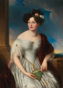 Pauline Teréz württembergi királynő portréja 1800-1873, 1831.