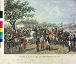 A szövetséges uralkodó fogadása Bécsben 1814-ben