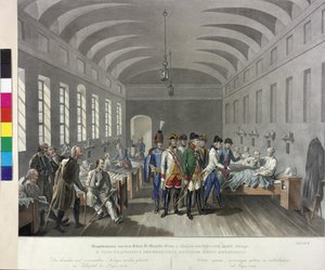 Látogatás a lugoji tábori kórházban 1789