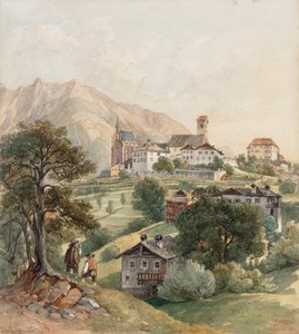 Schenna Meran közelében alkotó: Johann Nepomuk Passini