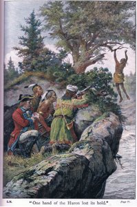 A Huron egyik keze elvesztette tartását, 1910