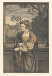 Szent Katalin Művek a Boisserée fivérek gyűjteményéből (sorozat címe) Galerie des Frères Boisserée (sorozat címe) alkotó: Johann Nepomuk Strixner