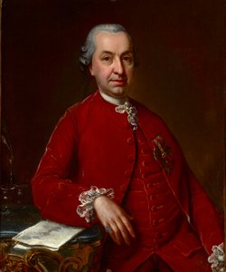 Báró Samuel von Brukenthal (1721-1803), az Erdélyi Nagyfejedelemség kormányzójának portréja, Della Croce, Johann Nepomuk (1736-1819). Olaj, vászon, c. 1790. Mérete : 93x71 cm. Muzeul National Brukenthal, Nagyszeben