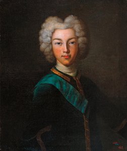 II. Péter orosz cár portréja (II. Péter orosz cár portréja) - Johann Paul Ludden (Ludden) festménye (?-1739), olaj, vászon, 1720 vége - Állami Szabadtéri Múzeum Pavlovszk Palota, Szentpétervár ( Oroszország) alkotó: Johann Paul (d.1739) Luedden