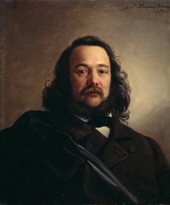 Ferdinand Freiligrath portréja 1810-1876, 1851.