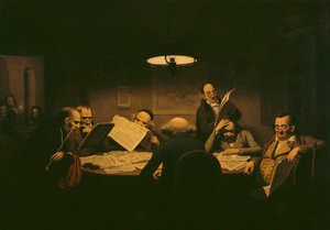 Az olvasóterem, 1843