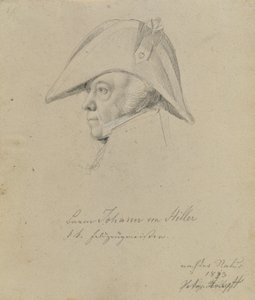 Johann von Hiller báró alkotó: Johann Peter Krafft