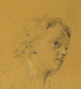 egy fiú feje alkotó: Johann Peter Krafft