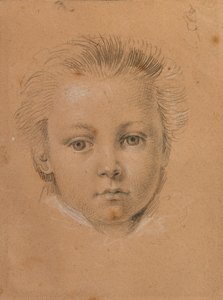 Fej tanulmány egy fiú alkotó: Johann Peter Krafft