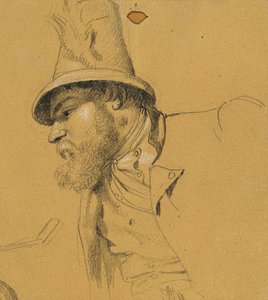 Tanulmányvezető a „Jelenet a tiroli szabadságharcból” alkotó: Johann Peter Krafft