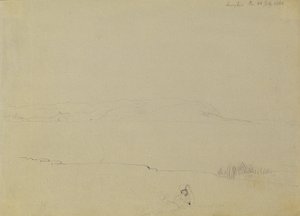 Tájrajz a Balatonról alkotó: Johann Peter Krafft