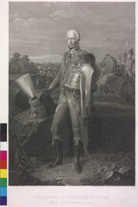 II. Ferenc római német császár (metszet) alkotó: Johann Peter Krafft
