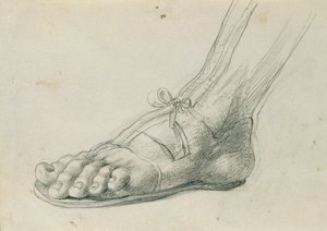 Szandáltanulmány "Rüdiger és Angelika" számára alkotó: Johann Peter Krafft