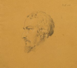 Tanulmány egy szakállas férfiról alkotó: Johann Peter Krafft