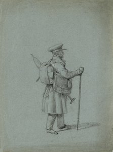 Tanulmány egy utazó festőről alkotó: Johann Peter Krafft