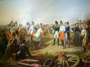 Győzelmi nyilatkozat az 1813-as lipcsei csata után alkotó: Johann Peter Krafft