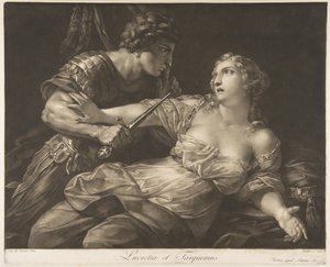 Tarquin és Lucretia, 1792. alkotó: Johann Peter Pichler