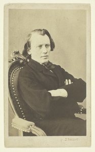 Brahms portréja alkotó: Johann Reiner