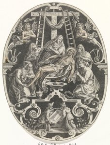 Van Christus között Passie van Christus (sorozat címe) Krisztus szenvedése, a mi megváltásunk (sorozat címe) alkotó: Johann Sadeler (I)
